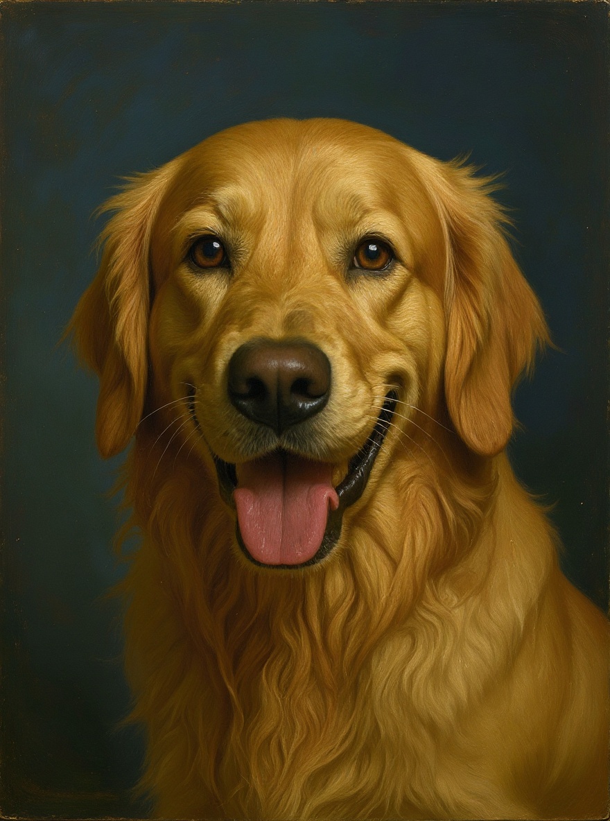 Pomme, painted as Contemporary fine art oil portrait